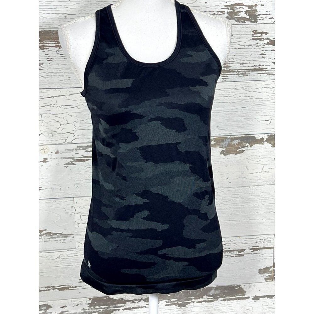 ATHLETA Speedlight Camo Tank Top Black/Gray Sz S 429809 NWOT